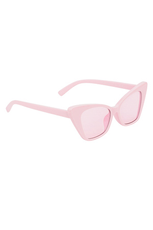 Sonnenbrille mit einfarbigem Rahmen – rosa h5 