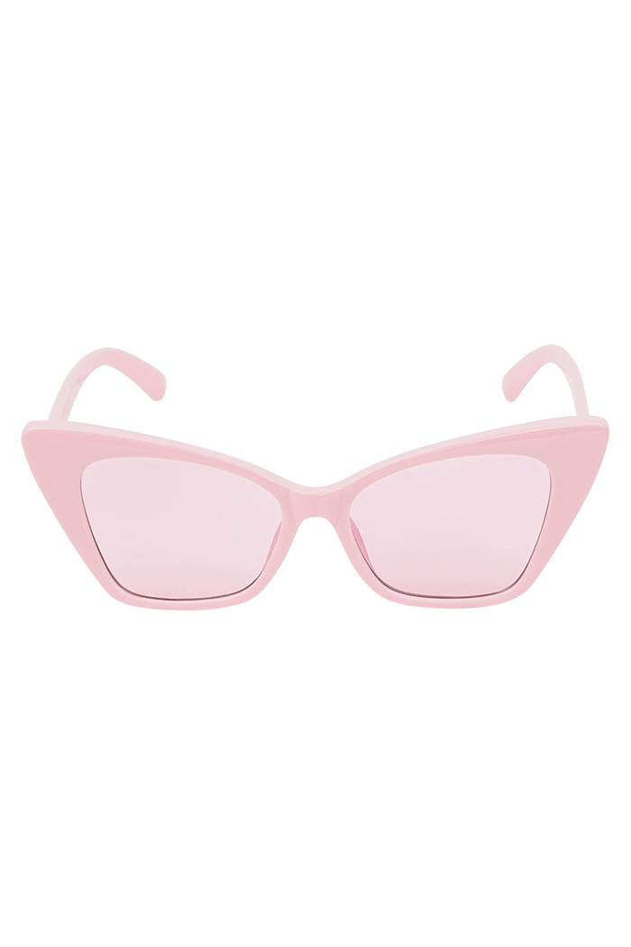 Sonnenbrille mit einfarbigem Rahmen – rosa Bild7