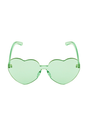 Sunglasses simple heart - green h5 Picture5