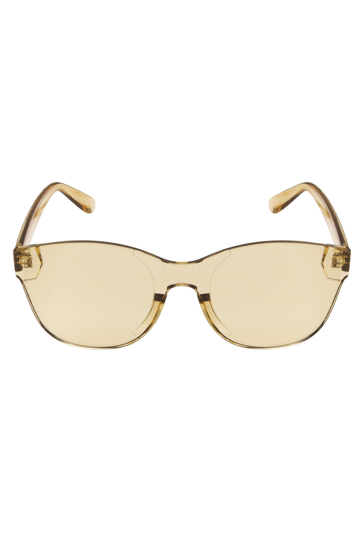 Single-color trendy sunglasses - beige h5 Picture5