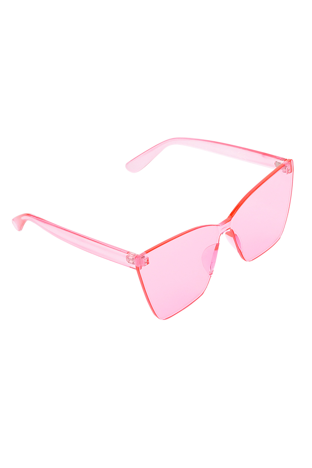 Eenkleurige daily zonnebril - roze