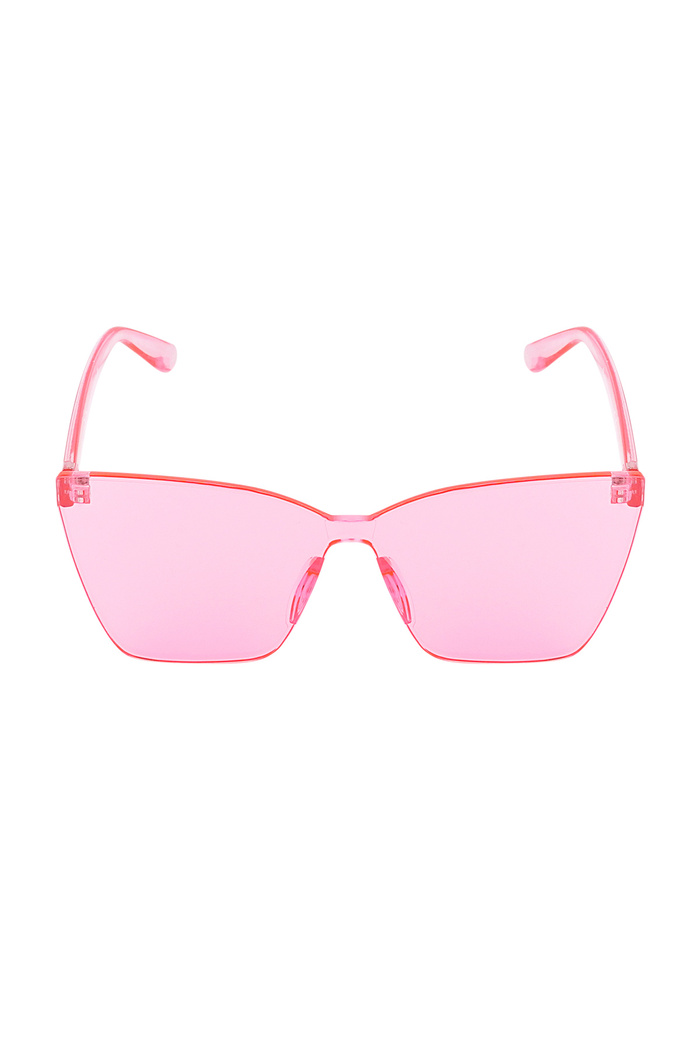 Eenkleurige daily zonnebril - roze Afbeelding2