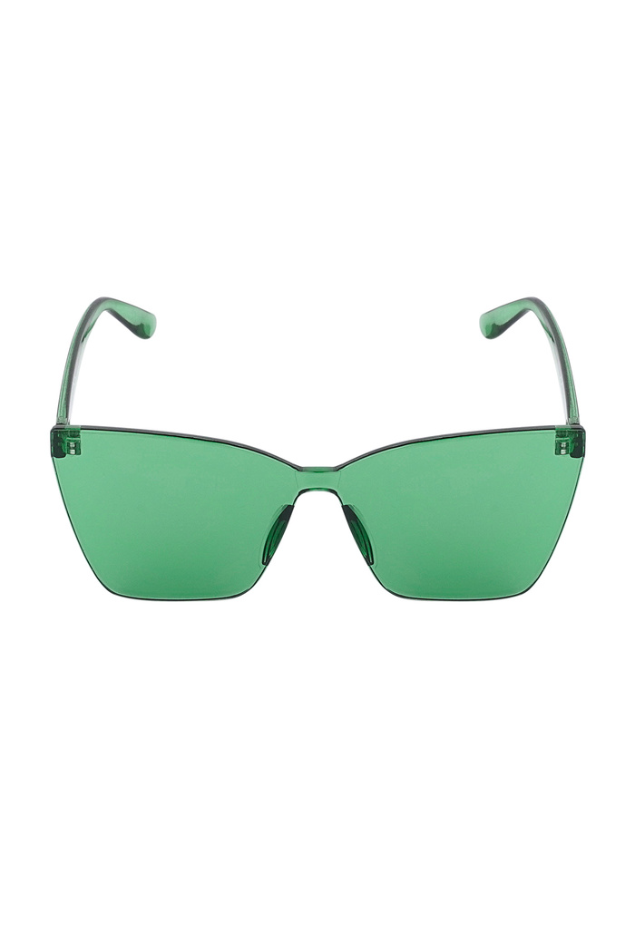 Eenkleurige daily zonnebril - groen Afbeelding2