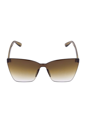 Single-color daily sunglasses - brown h5 Picture2