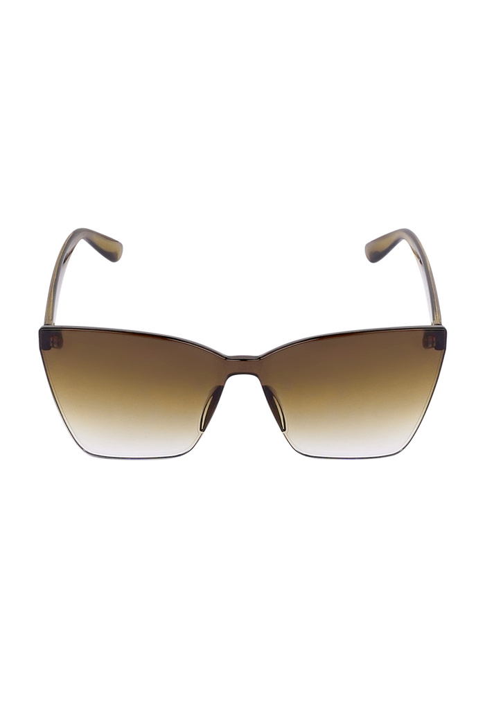 Single-color daily sunglasses - brown Picture2
