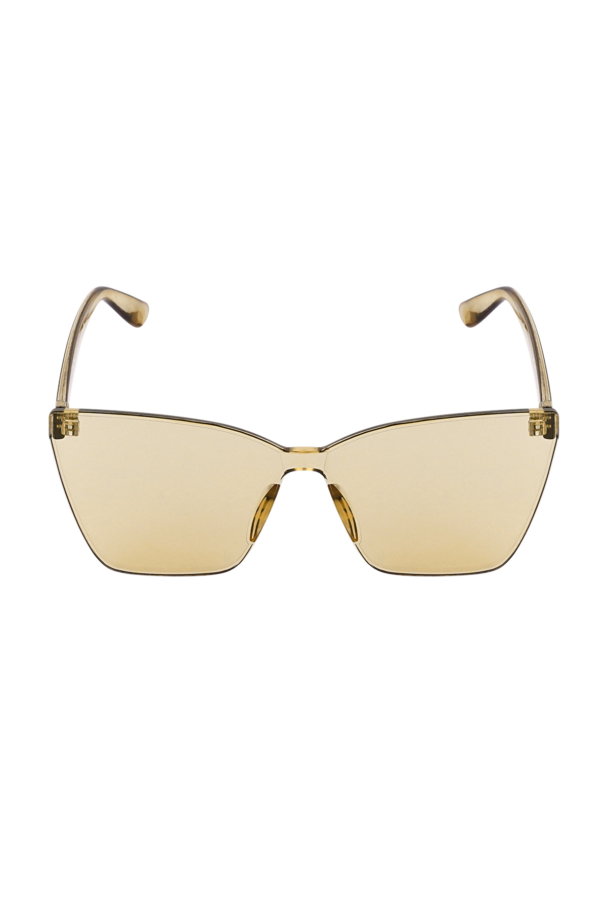 Single-color daily sunglasses - beige Picture2