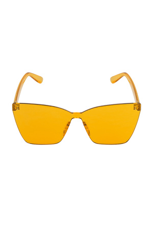 Tek renkli günlük güneş gözlüğü - turuncu h5 Resim2