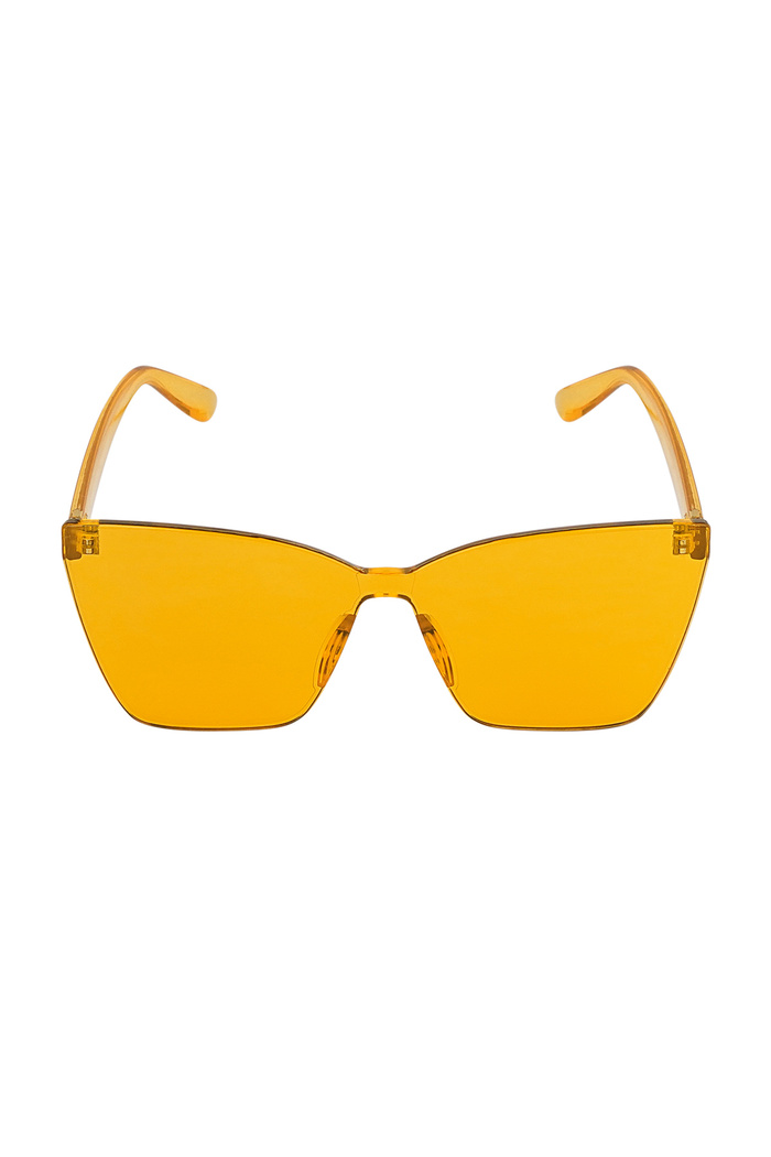 Tek renkli günlük güneş gözlüğü - turuncu Resim2