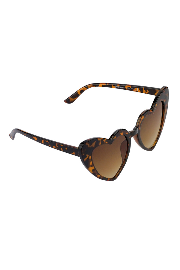 Sunglasses love is in the air - brown