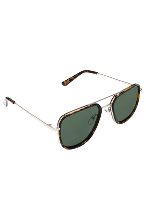 Retro tarz güneş gözlüğü - koyu yeşil  h5 