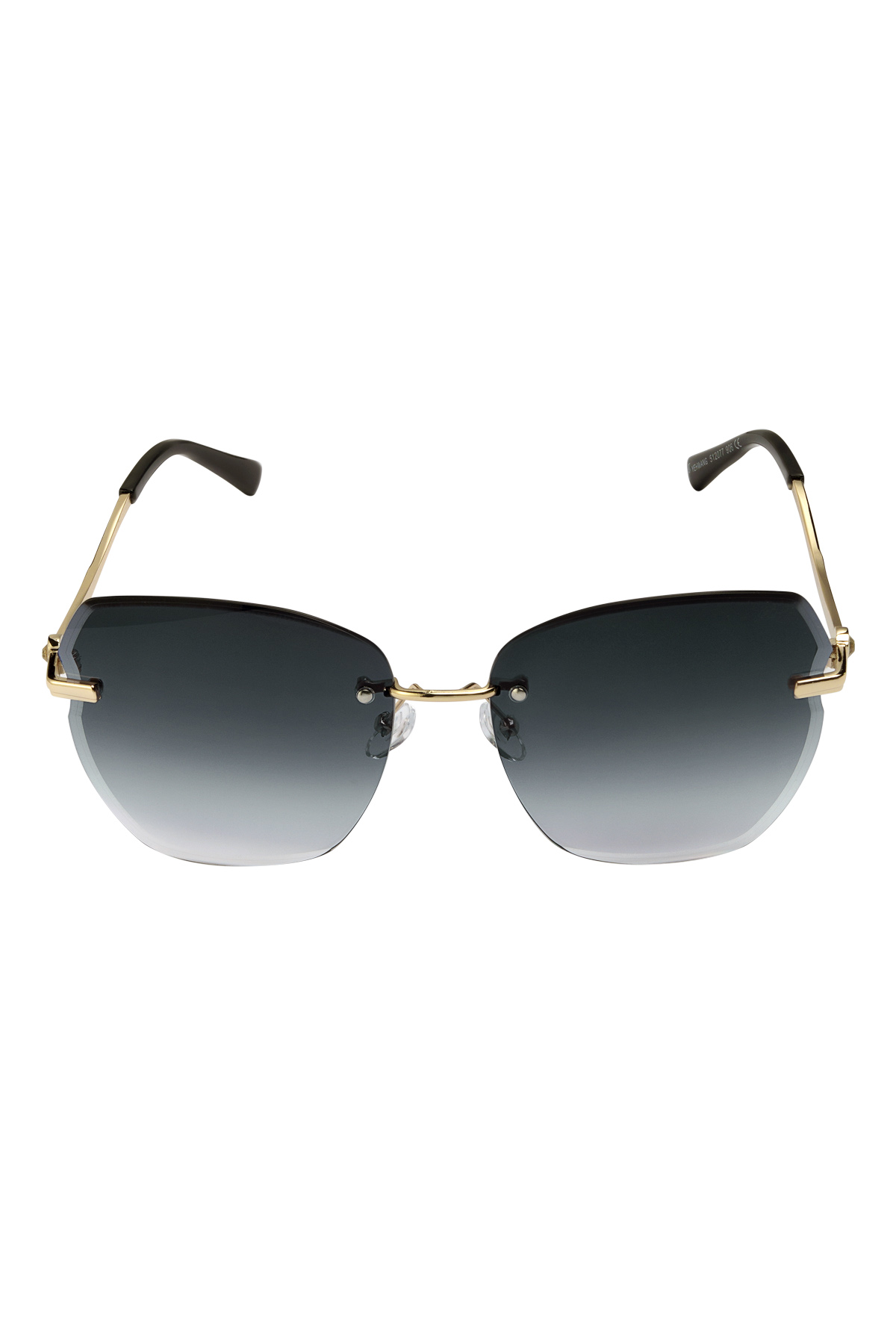 Statement sunglasses gold hardware - gray h5 Picture5