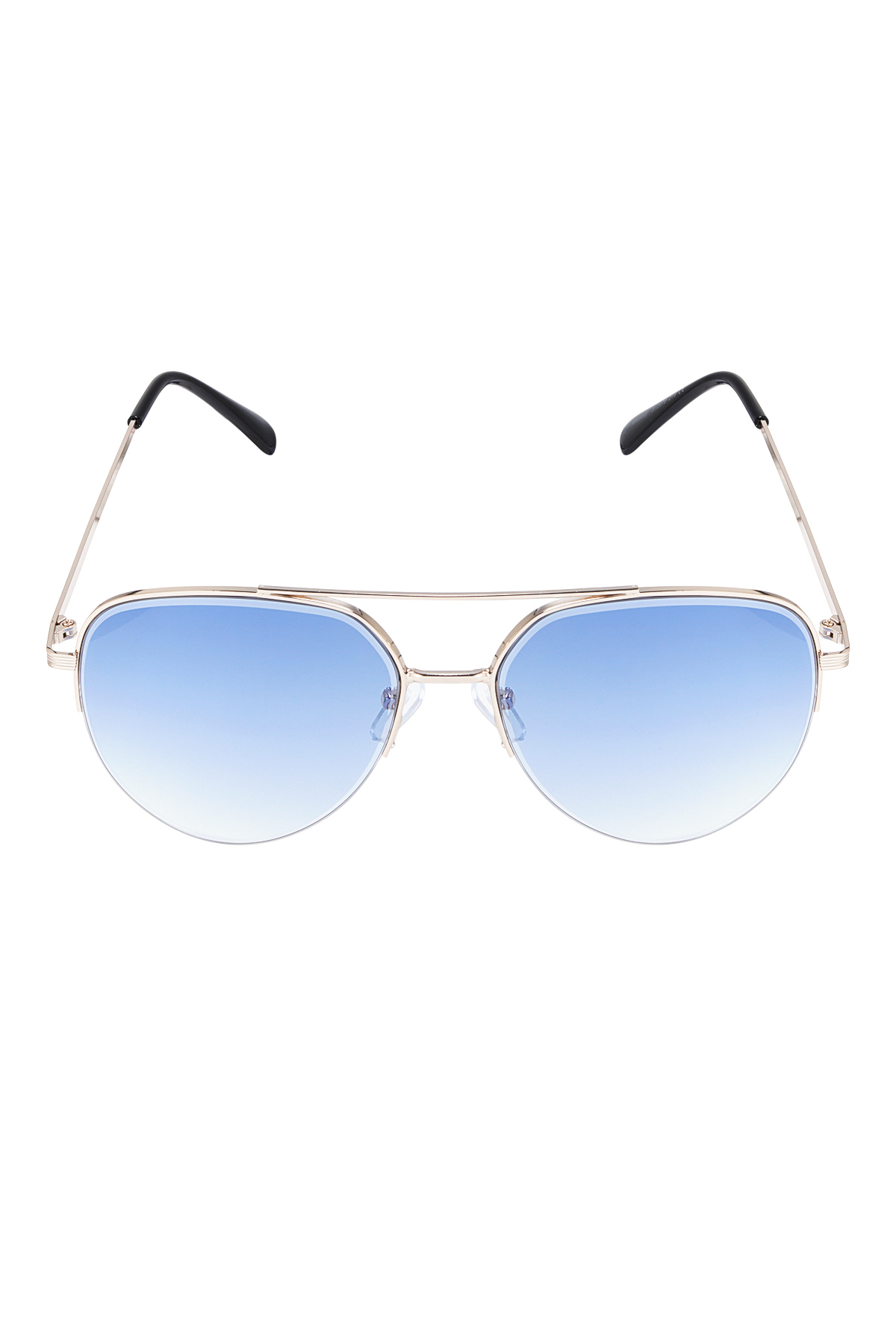 Aviator style sunglasses - blue gold h5 Picture5