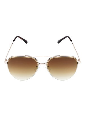 Aviator style sunglasses - brown h5 Picture5
