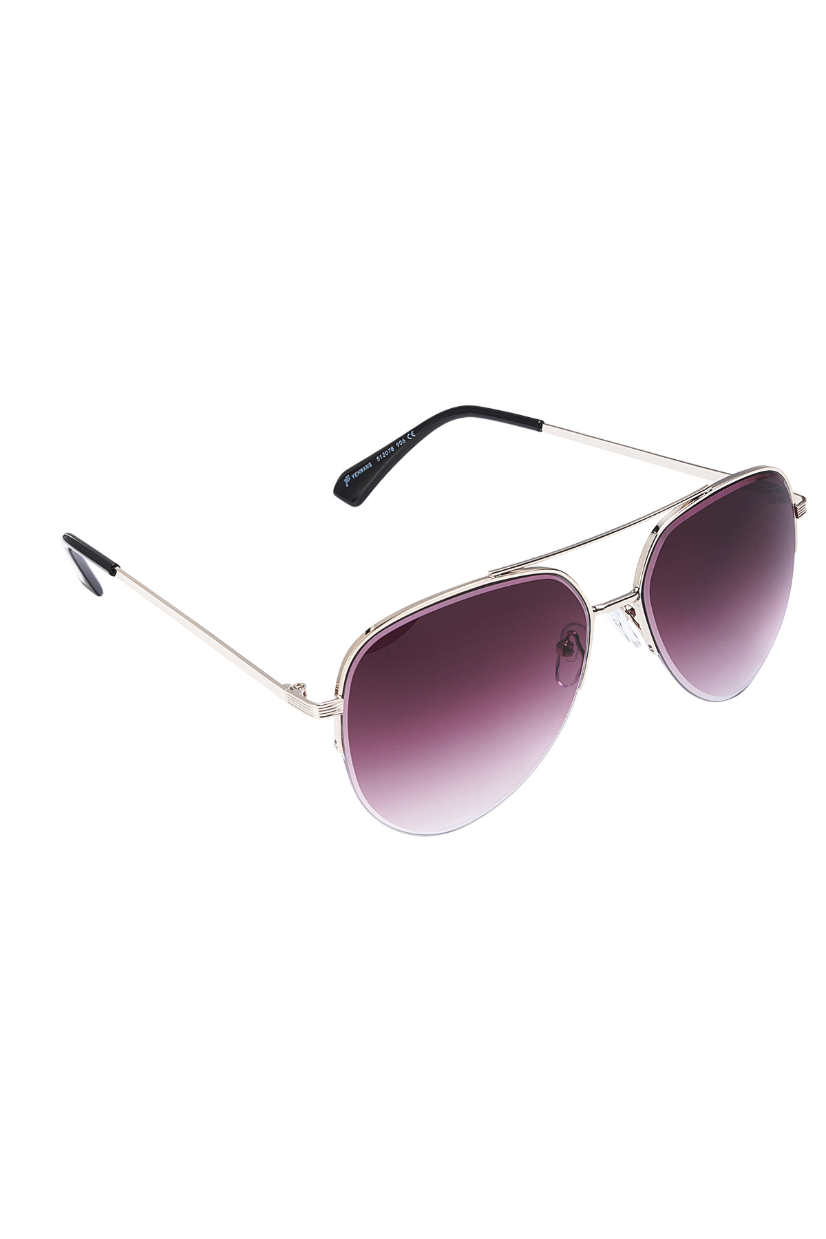Aviator style sunglasses - purple