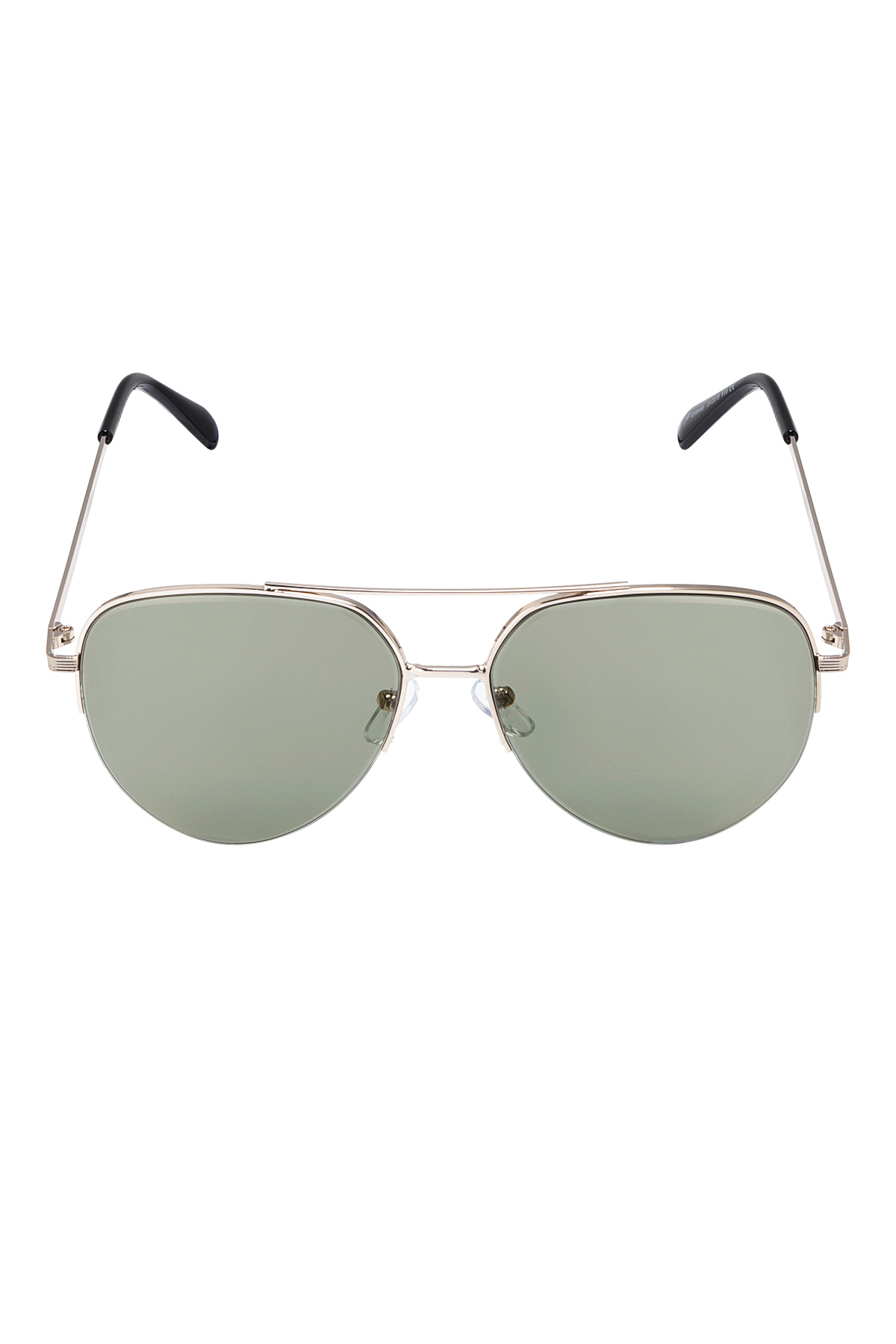 Aviator style sunglasses - gray gold Picture5