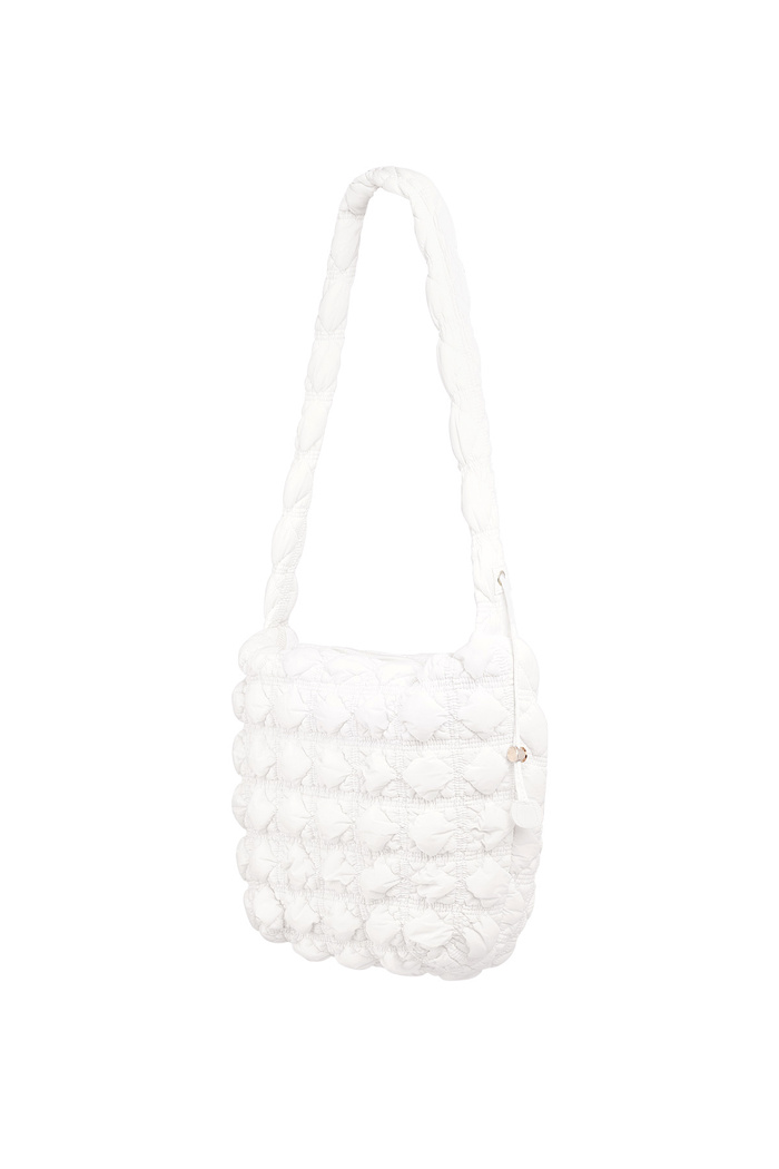 Large shoulder bag cloudy essential - white Picture5