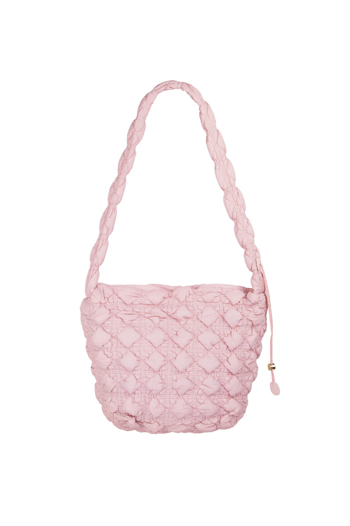 Large shoulder bag cloudy essential - pink 