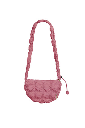 Puffer bag long - light pink  h5 