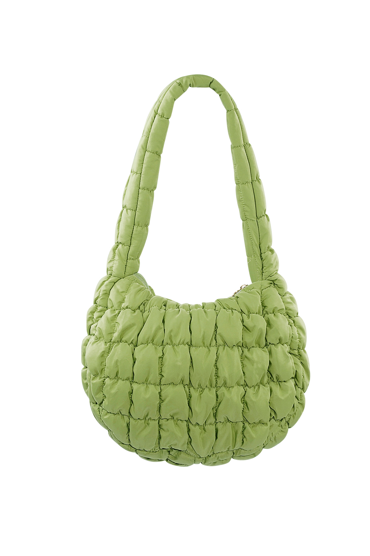 puffer bag medium - green h5 