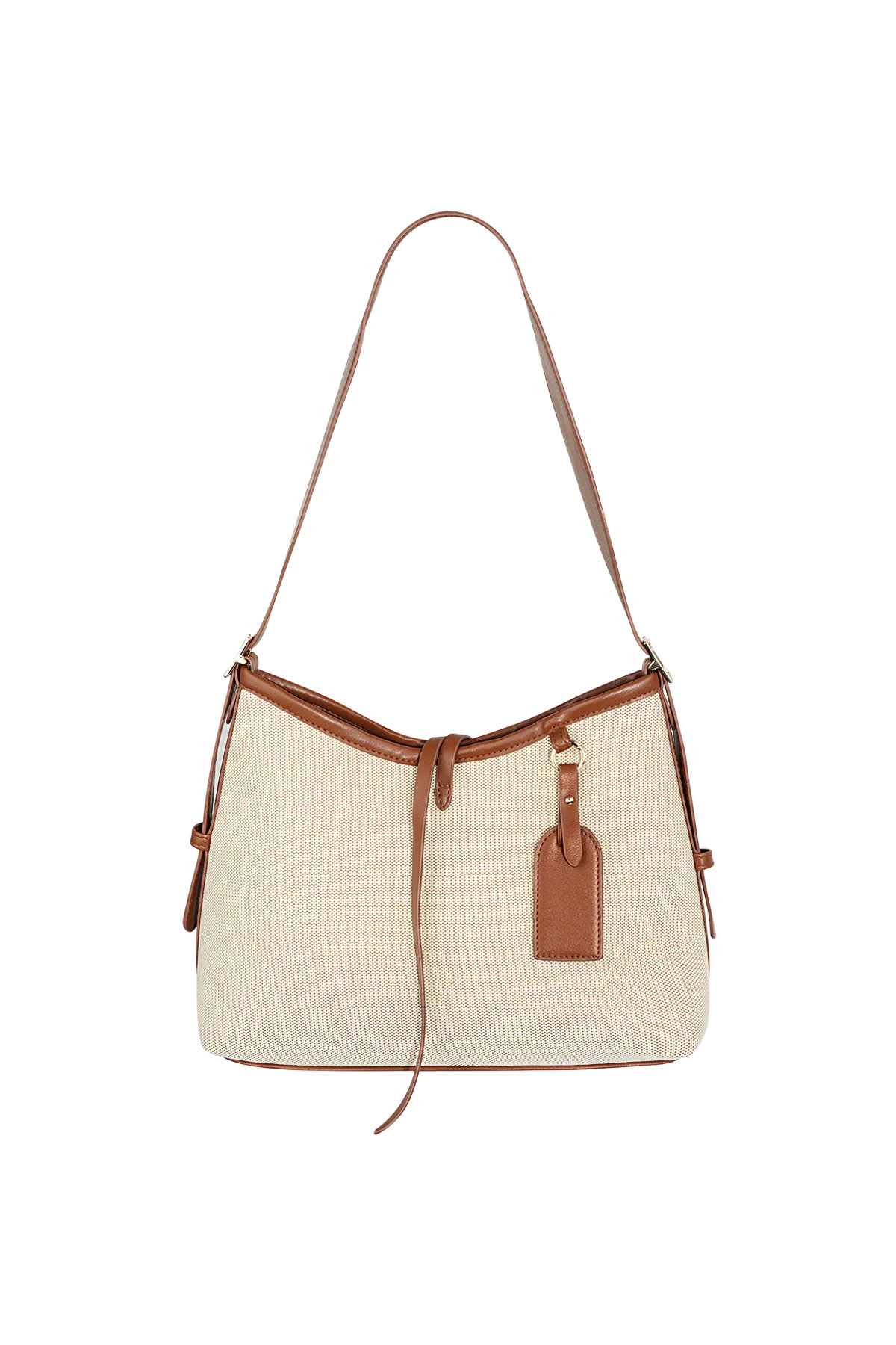 Chic bag with adjustable strap - beige