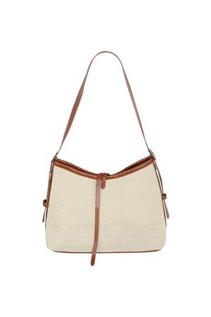 Chic bag with adjustable strap - beige h5 Picture5
