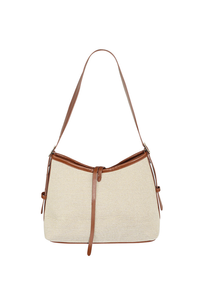 Chic bag with adjustable strap - beige Picture5