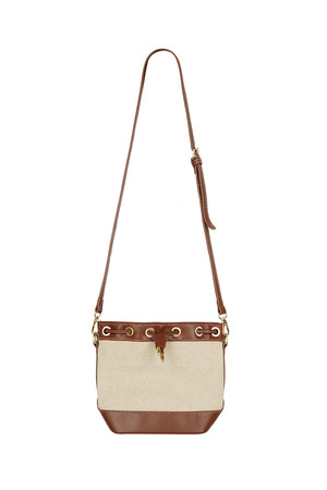 Bucket bag old money style - brown/beige h5 Picture5