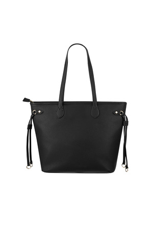 Handtasche mit Riemen - schwarz h5 