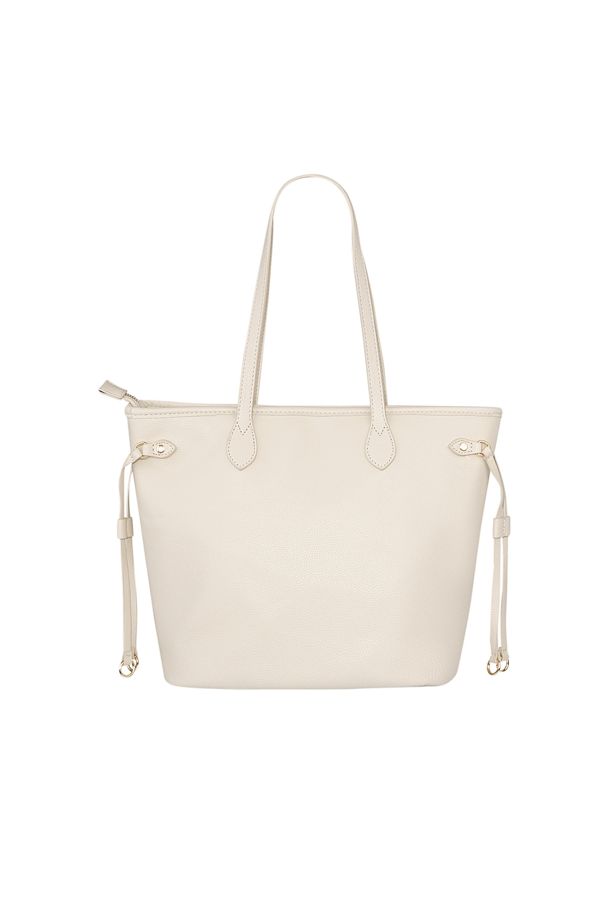 Handbag with straps - off-white 