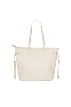 Handbag with straps - off-white  h5 