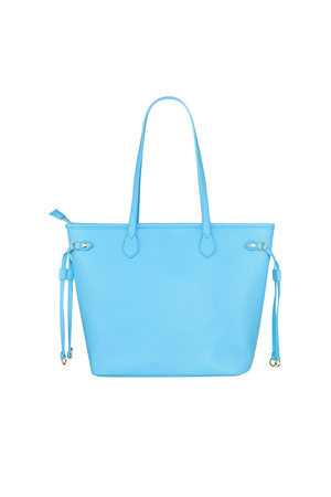Handtasche mit Riemen - blau h5 