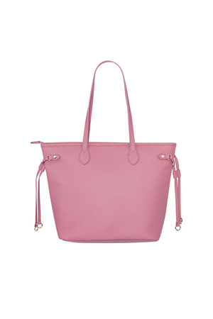 Handbag with straps - rose h5 