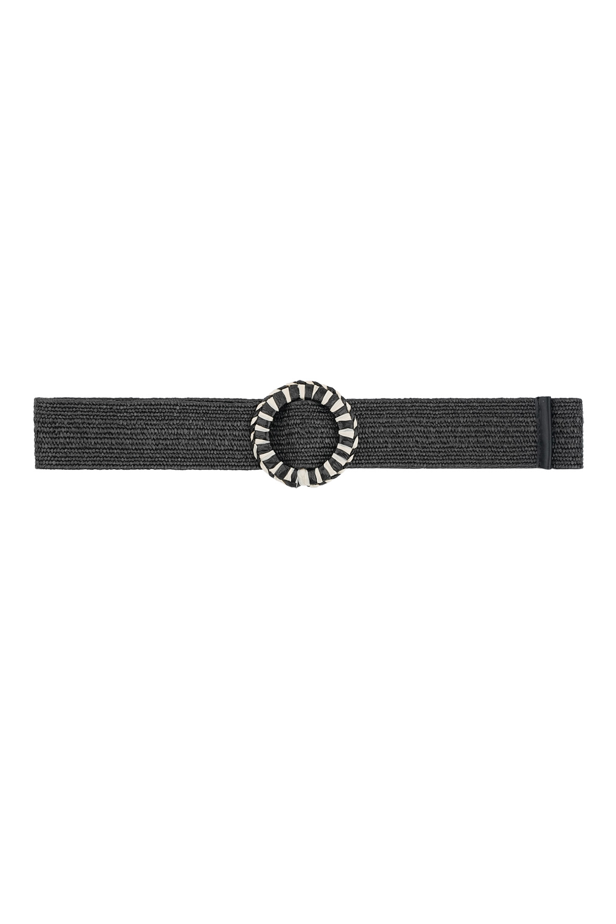 Cintura colorata con stampa - nera Immagine6