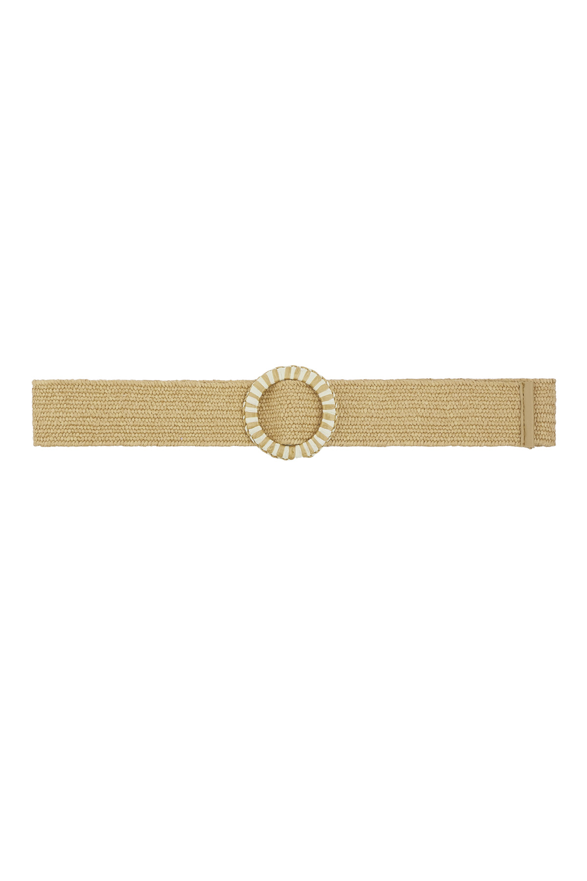 Ceinture colorée avec imprimé - beige  h5 