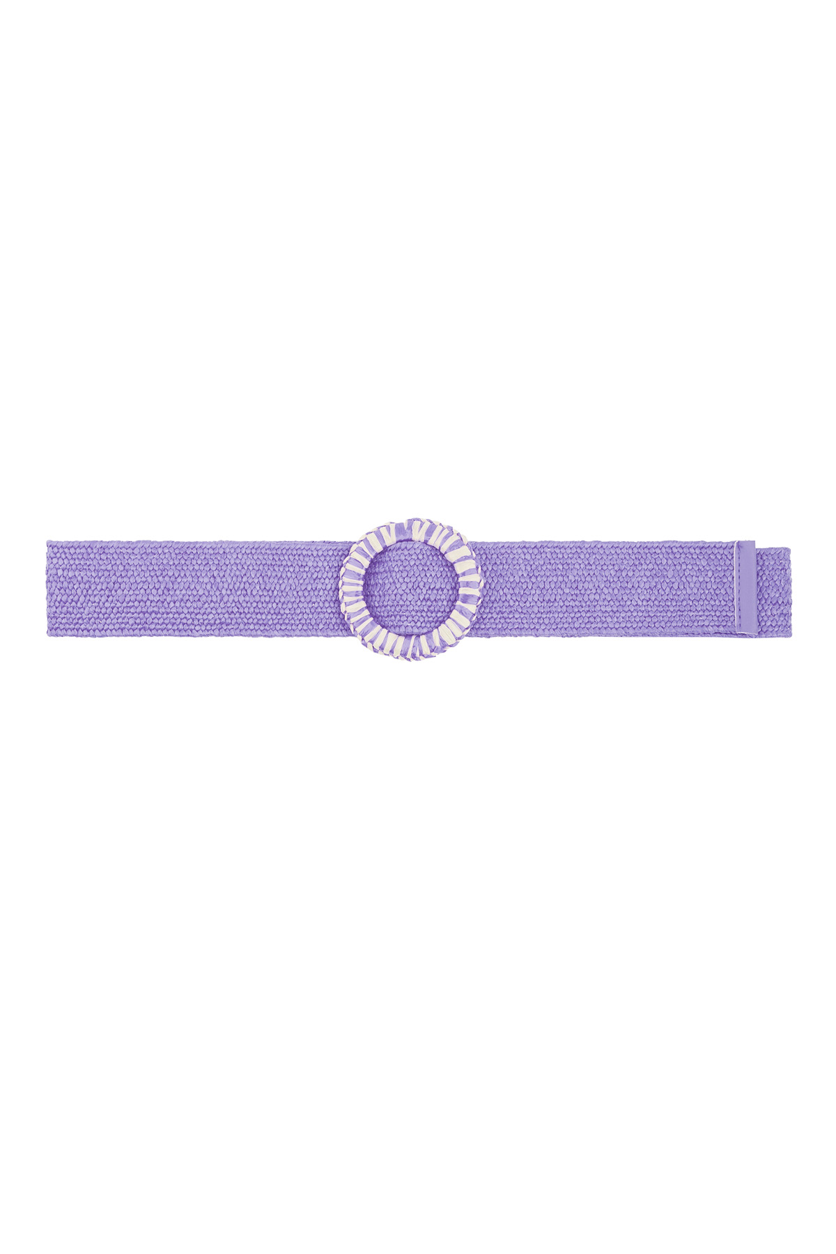 Colorful belt with print - purple 