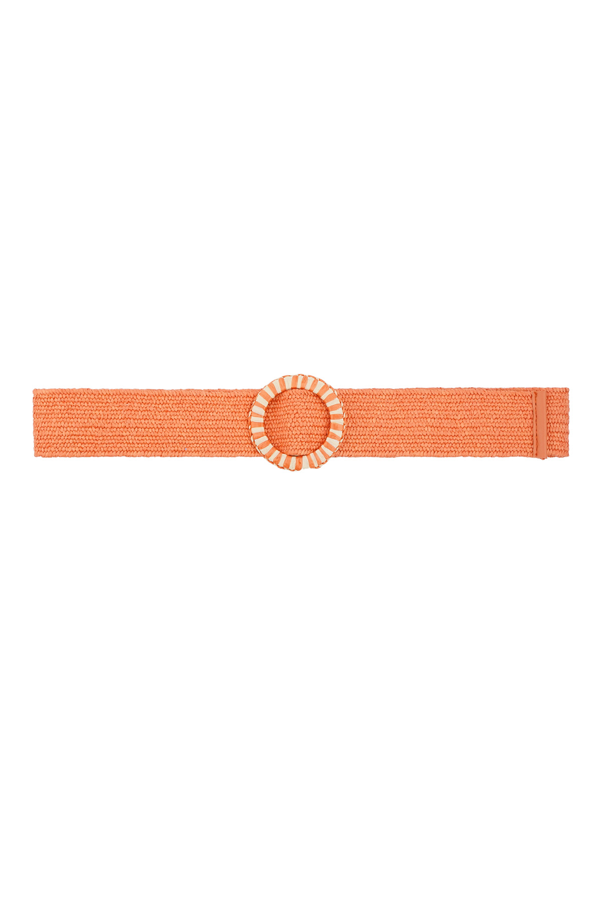 Cintura colorata con stampa - arancione  h5 