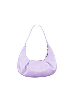 Bag with pleats - lilac  h5 