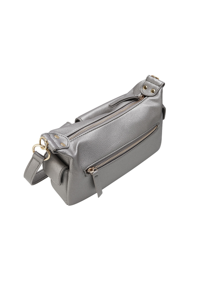 Bolso llamativo con compartimentos - gris oscuro  Imagen5