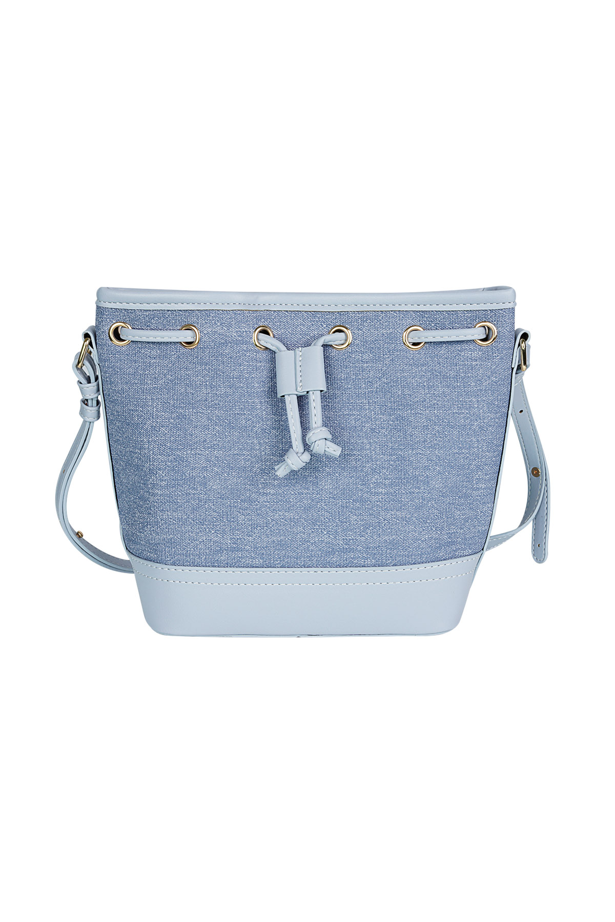 Sac seau en jean - bleu 2