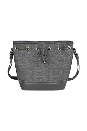 Denim bucket bag - dark gray h5 