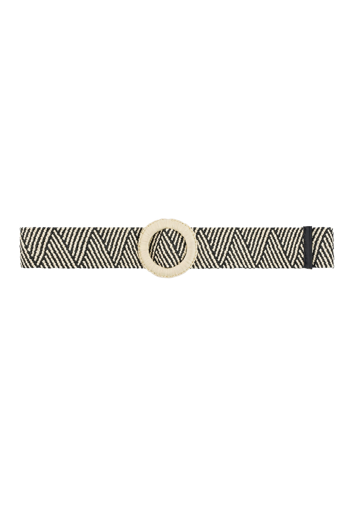 Belt with print - black/white  h5 Picture4