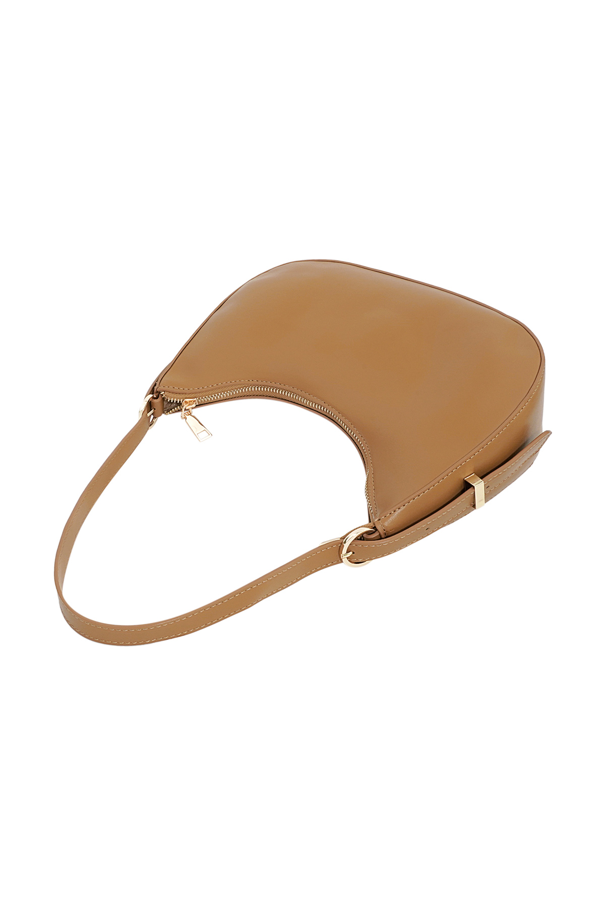 Classic half moon bag - brown h5 Picture3