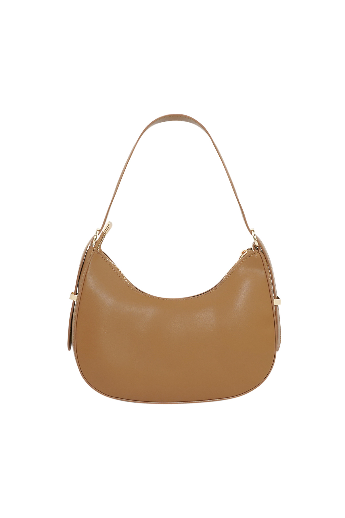 Classic half moon bag - brown h5 