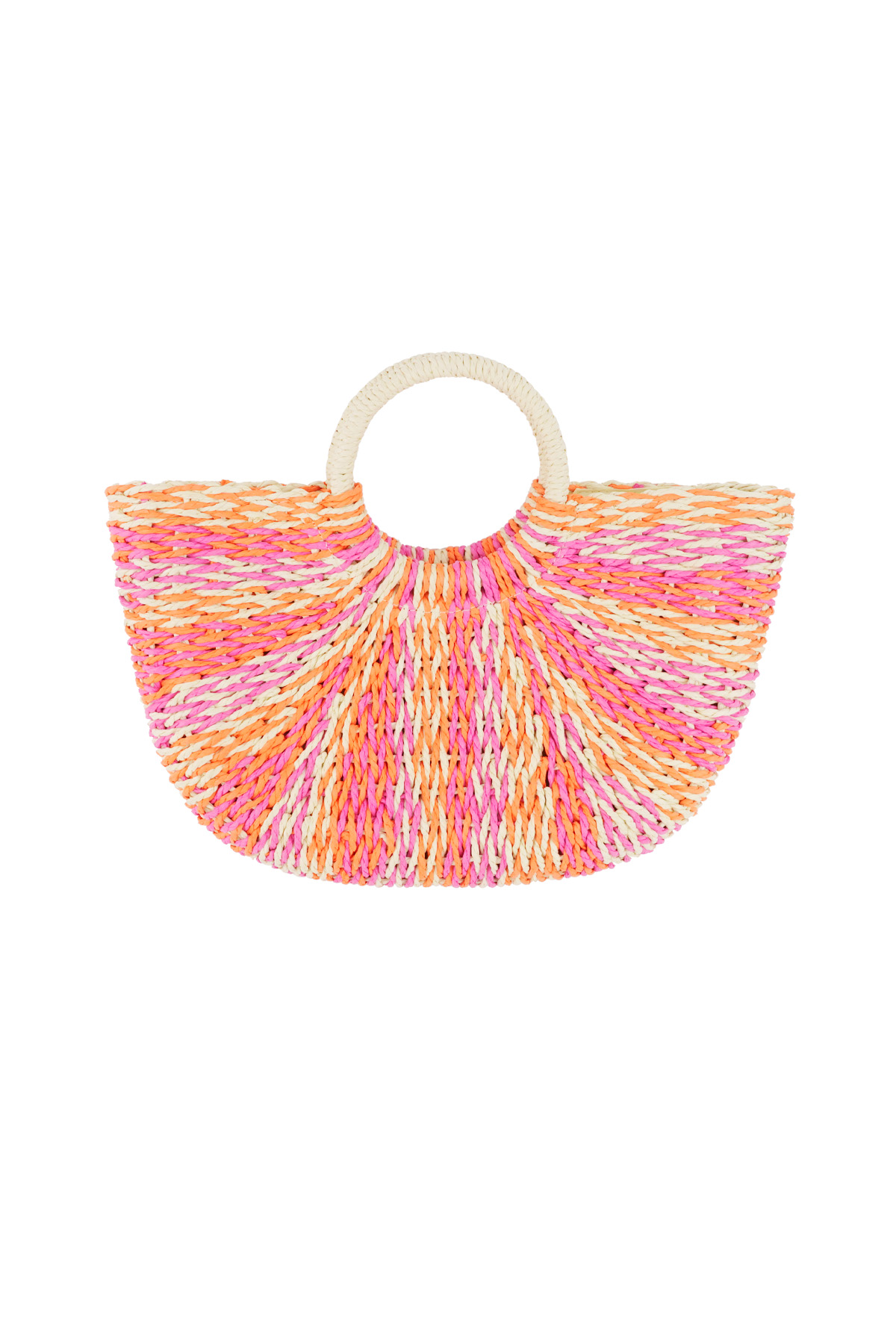 Beach bag eye-catching good - orange pink