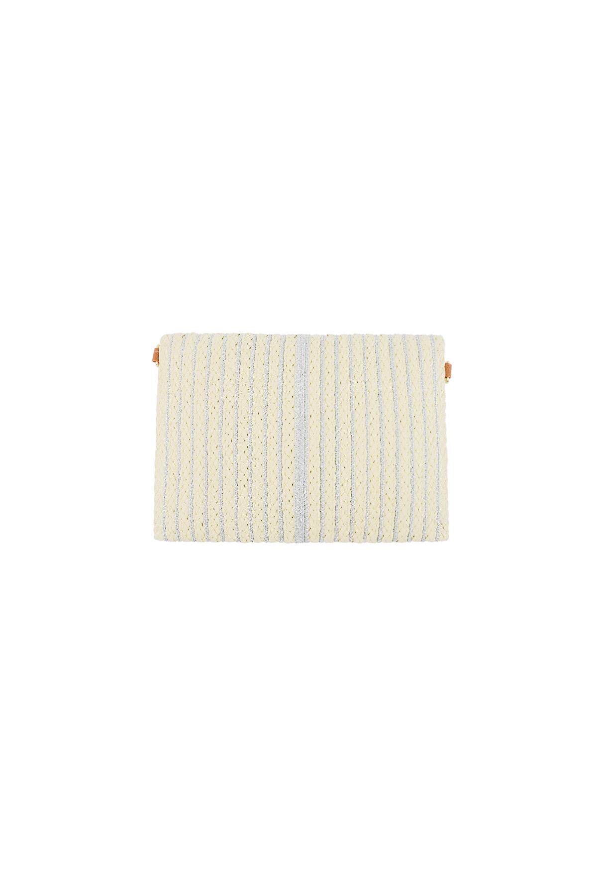 Pochette estiva Living Life - bianco sporco h5 