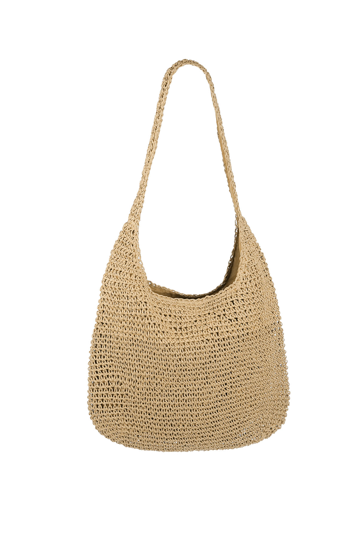 Borsa da spiaggia per tenere tutto: beige h5 