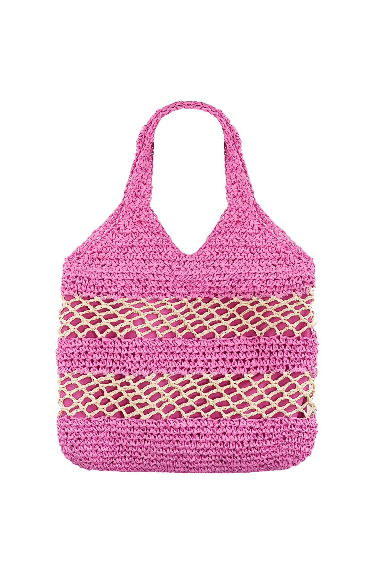 Beach bag colorful rebel - fuchsia h5 