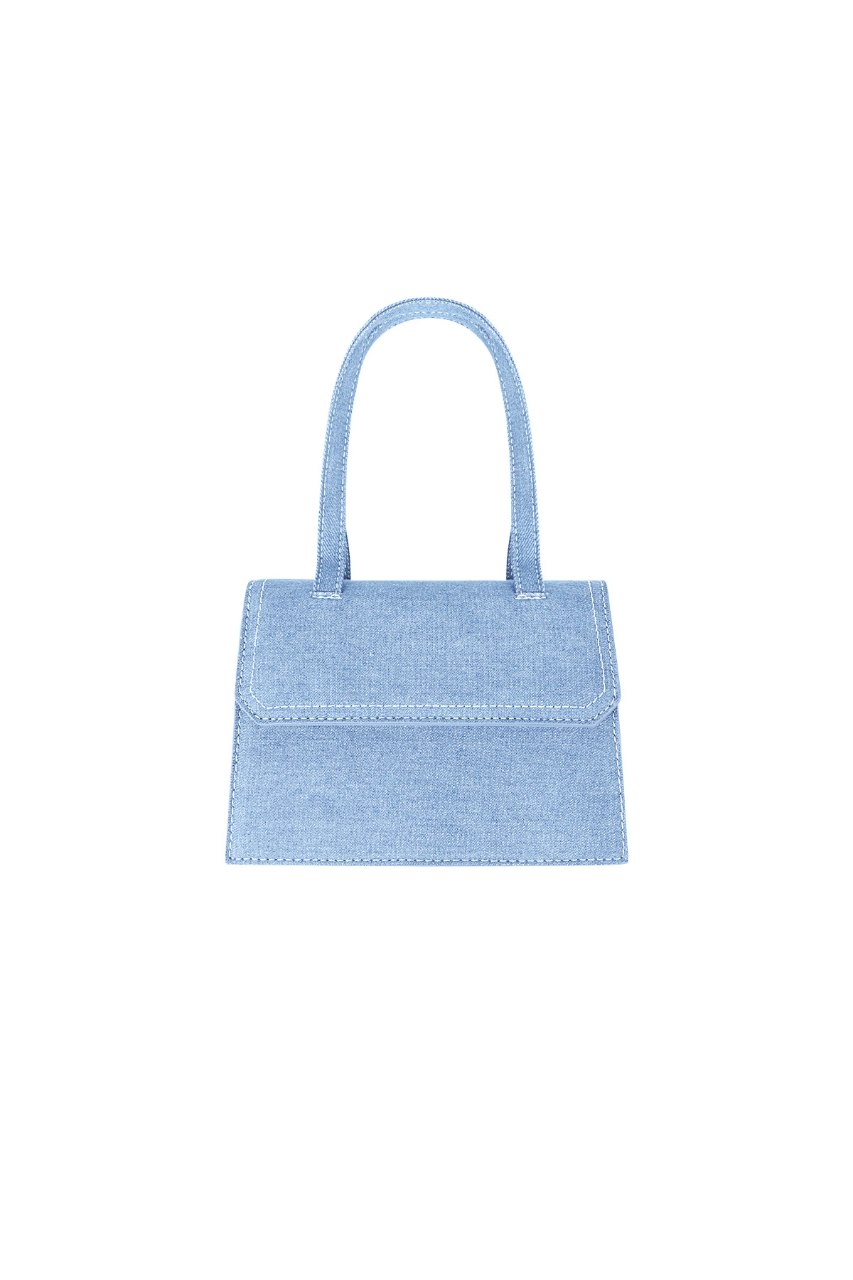 Mini denim bag - light blue