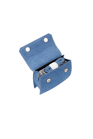 Mini denim tas - blauw h5 Afbeelding8