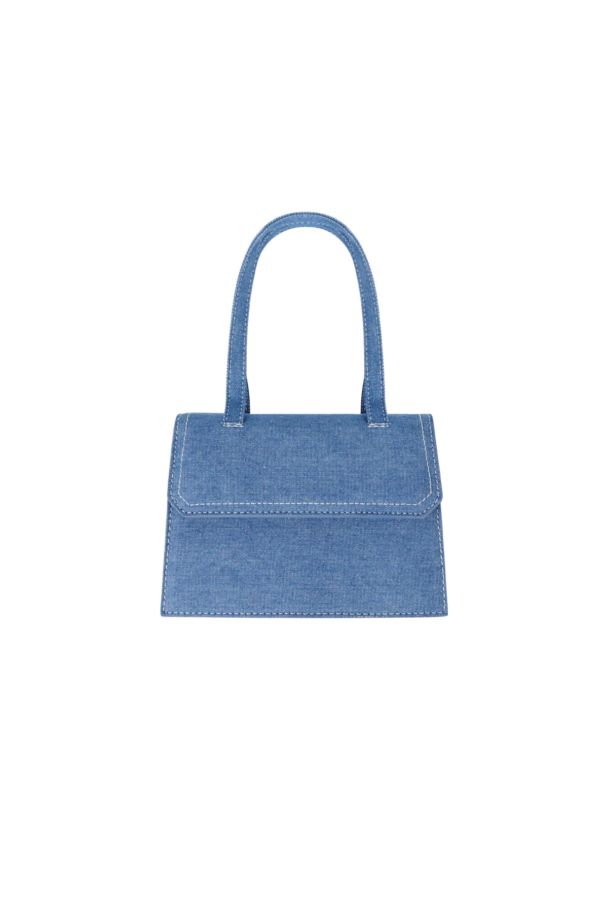Mini denim bag - blue